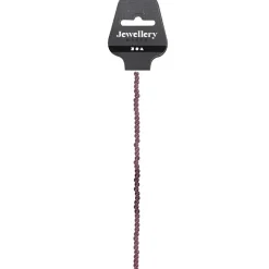 Glasperler lilla 4 mm hulstr. 1 mm - 45 stk.