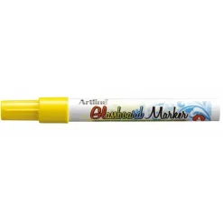 Glastavle tusser - Artline Glassboard EPG4 fluorescerende gul 2 mm stregbredde - 12 stk