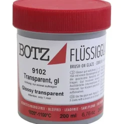 Glasur til ler transparent 200 ml|1 ds
