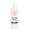 Glitterlim - holografisk hvid 118ml