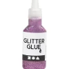 Glitterlim - lilla 25ml