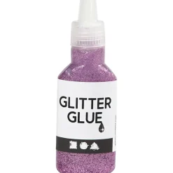 Glitterlim - lilla 25ml