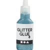 Glitterlim - lys blå 25ml