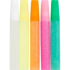 Glitterlim - 10 ml pastelfarver 5stk.