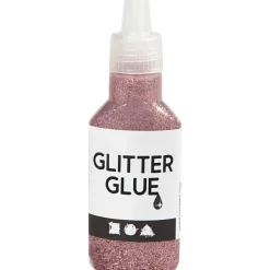 Glitterlim - rosa 25ml