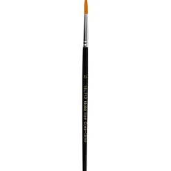 Gold Line Pensler, nr. 12 , B: 5 mm, rund, 6stk.