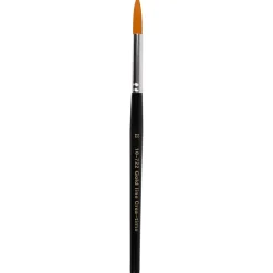 Gold Line Pensler, nr. 22 , B: 8 mm, rund, 6stk.