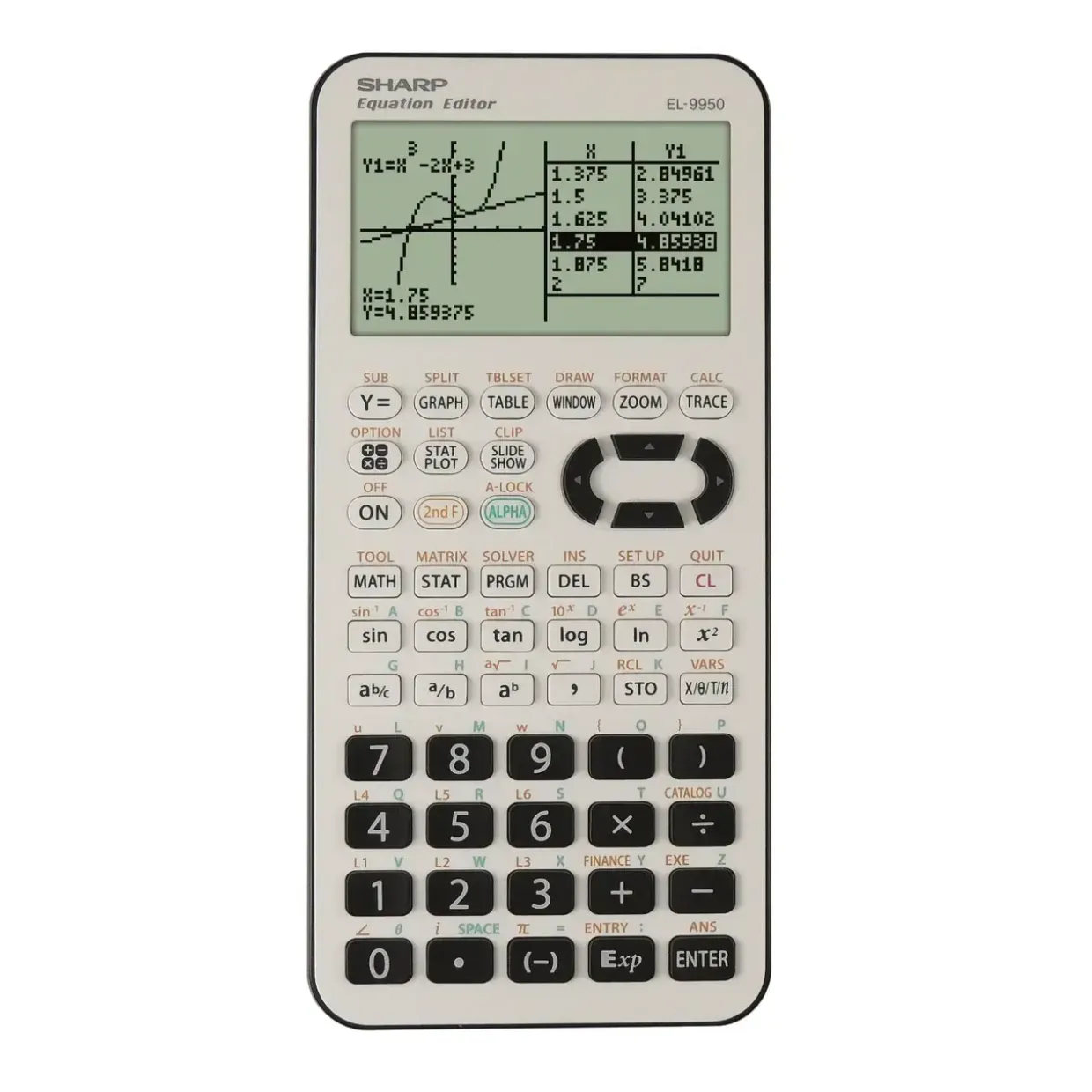 Grafregner Sharp EL-9950G Graphic calculator (EN/DE)