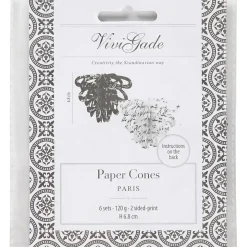 Grankogler - højde 6,8 cm 120 gram Paris | 6 stk.