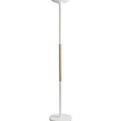 Gulv-lampe Unilux Pryska UpLight hvid/træ
