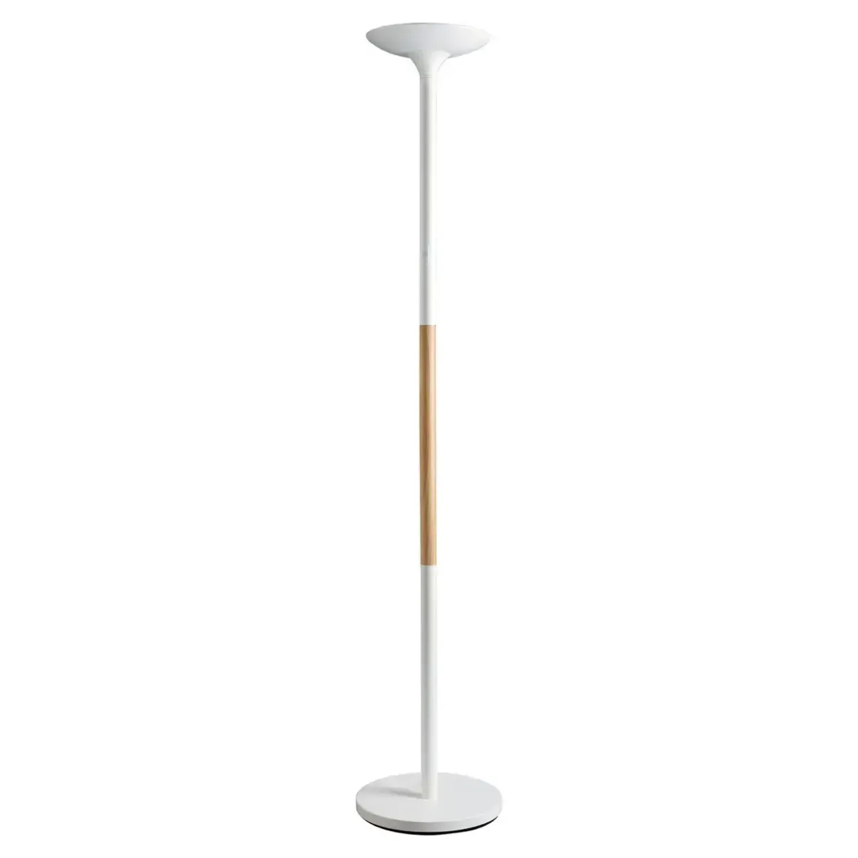 Gulvlampe Unilux Pryska Uplight Lamp, White - Wood