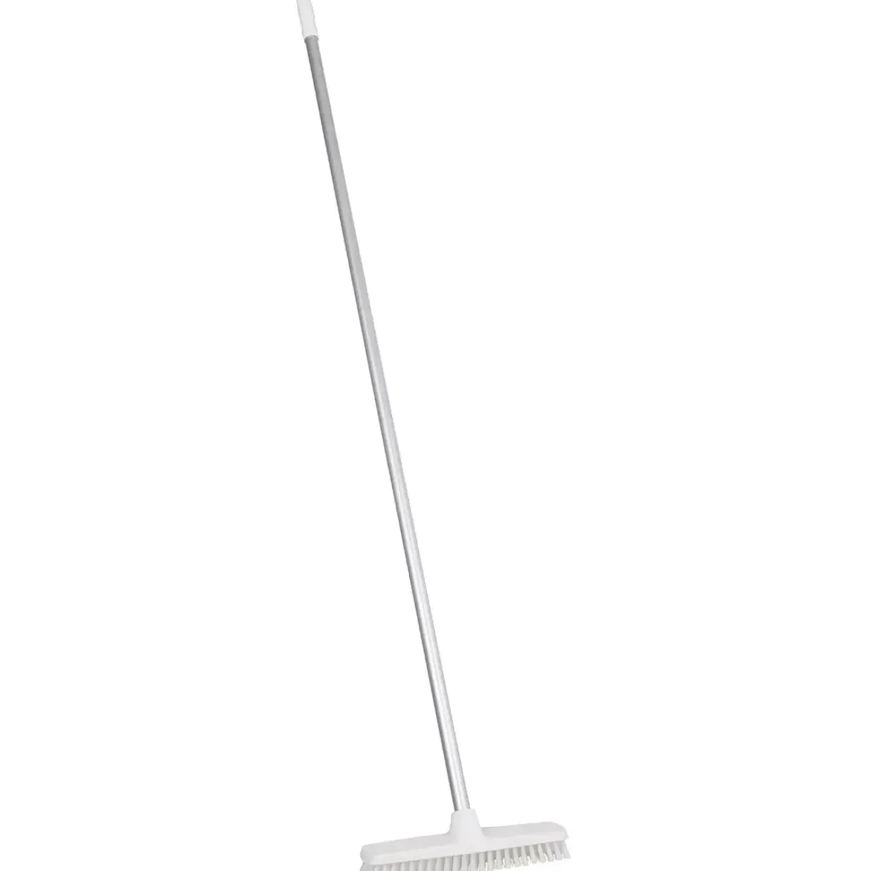 Gulvskrubbe Vikan stiv m. gevind hvid 295mm 3661