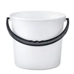 Gulvspand med hank hvid 10l - 10 stk