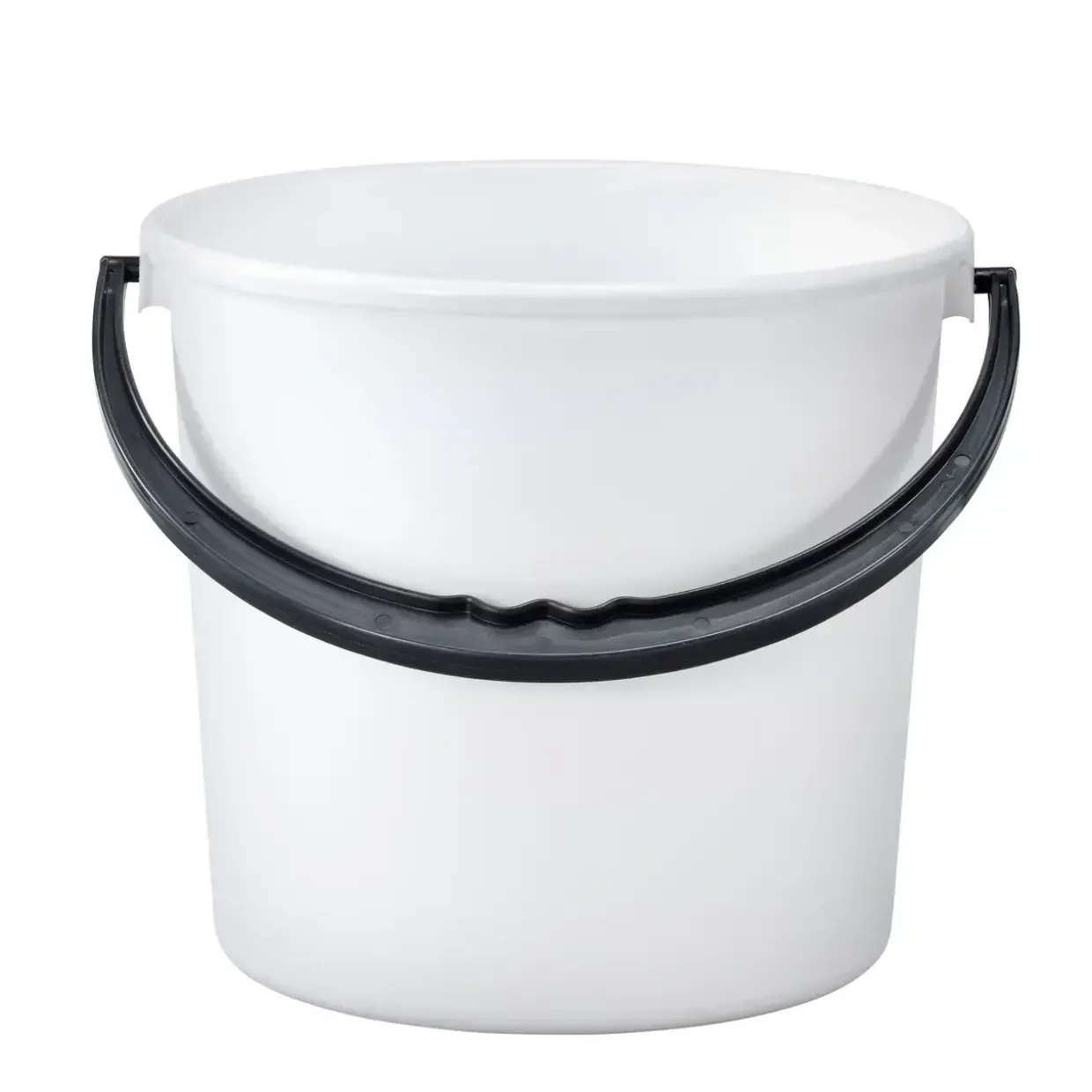 Gulvspand med hank hvid 10l - 10 stk