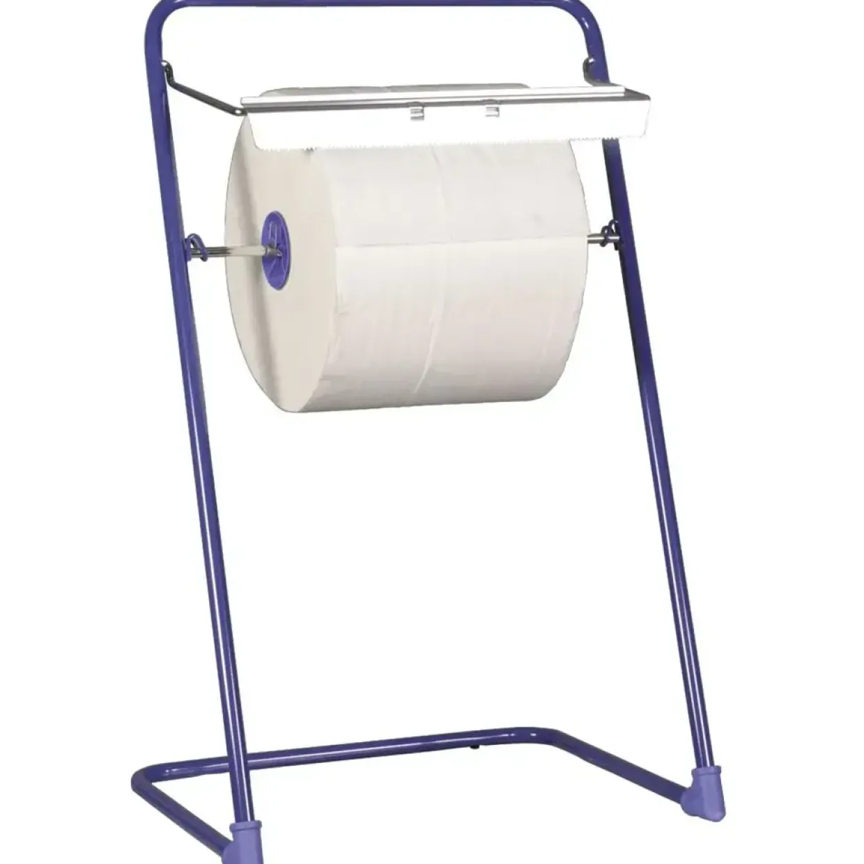 Gulvstativ - Neutral - Til værkstedsruller max 40 cm - Blå