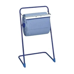 Gulvstativ t/papirrulle blå max rullebredde 38cm