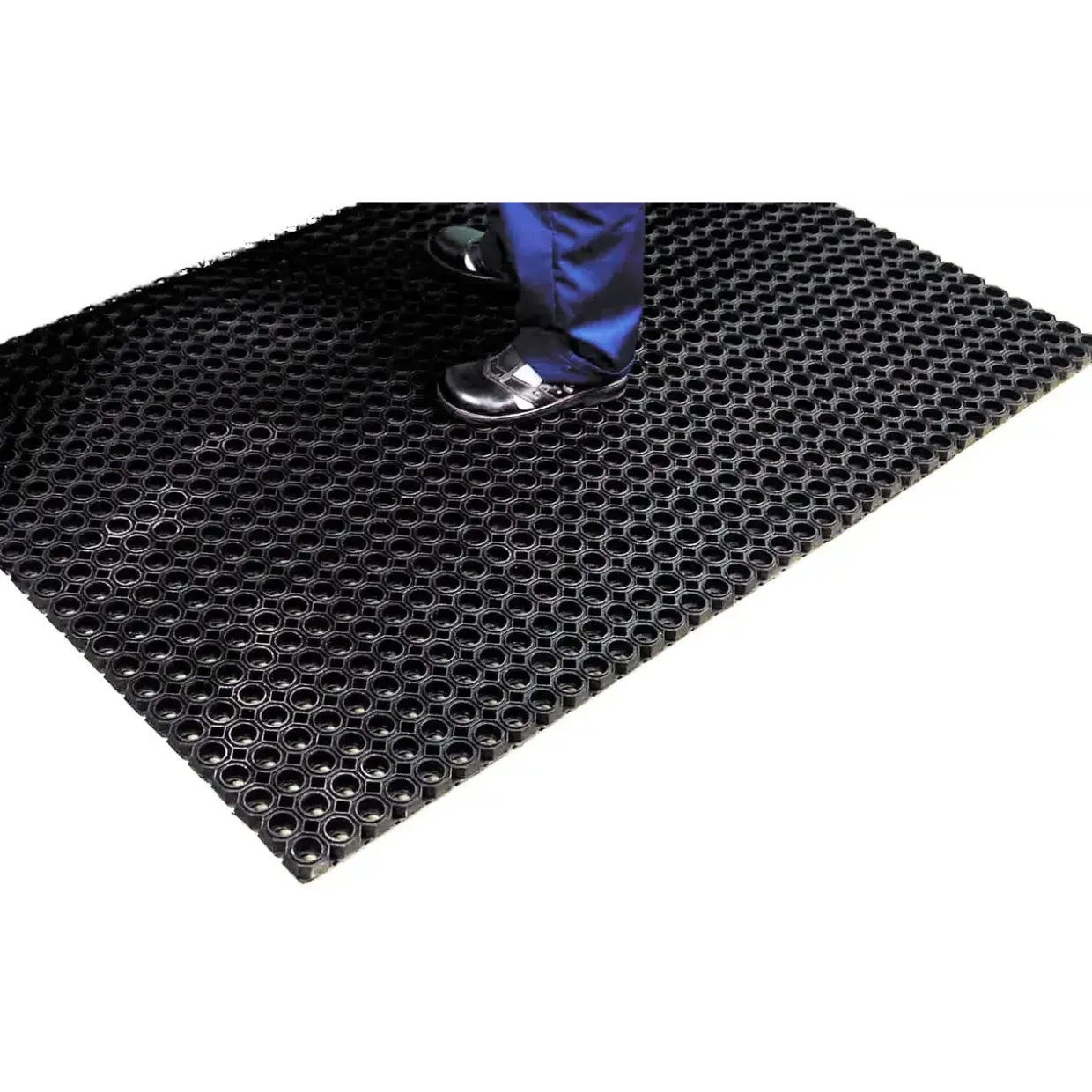 Gummimåtte Star Robust, 100x150cm sort