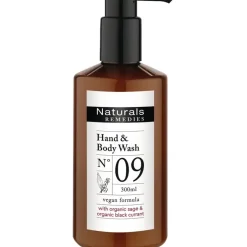 Hand & Body wash Naturals Remedies 300 ml pump dispenser (refil) - 12 stk