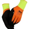 Heldyppet latexhandske, THOR Superflex Thermo, 12, orange, akryl/polyester
