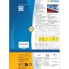 Herma etiket film ekstra stærk 210x297 hvid mat (80)
