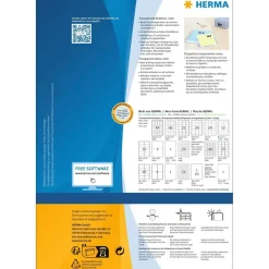 Herma etiket film 210x297 transp mat (80)