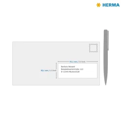 Herma etiket recycled 99,1x38,1 hvid (1120)