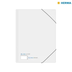 Herma etiket recycled 38,1x21,2 hvid (5200)