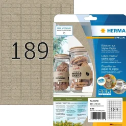 Herma etiket Silphie 210x148 kraftpapir (40)