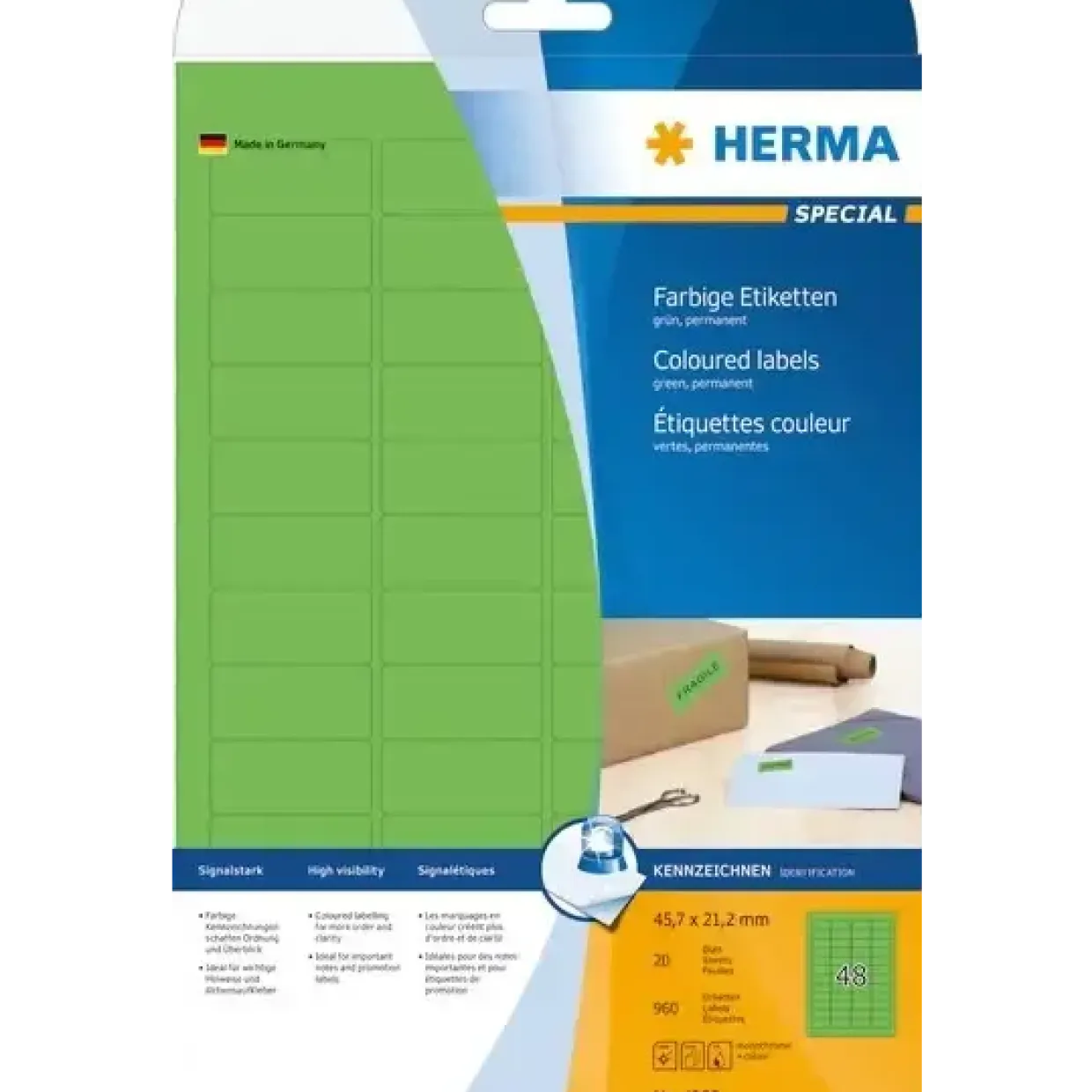 Herma etiket Special 45,7x21,2 grøn (960)