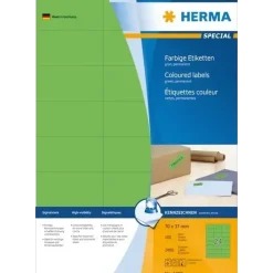 Herma etiket Special 70x37 grøn (2400)