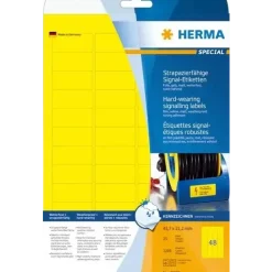 HERMA Herma etiket film ekstra stærk 45,7x21,2 gul - 1200 labels