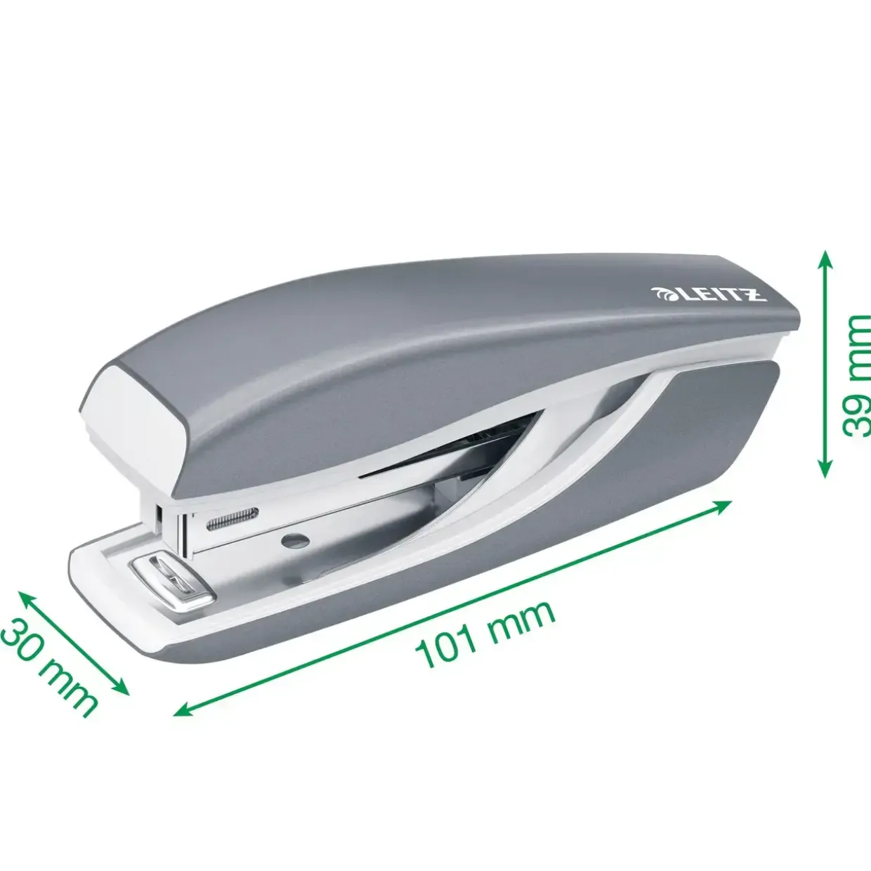 Hæftemaskine Leitz Mini WOW t/10 ark rød