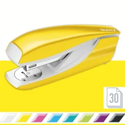 Hæftemaskine Leitz 5502 WOW t. 30 ark gul