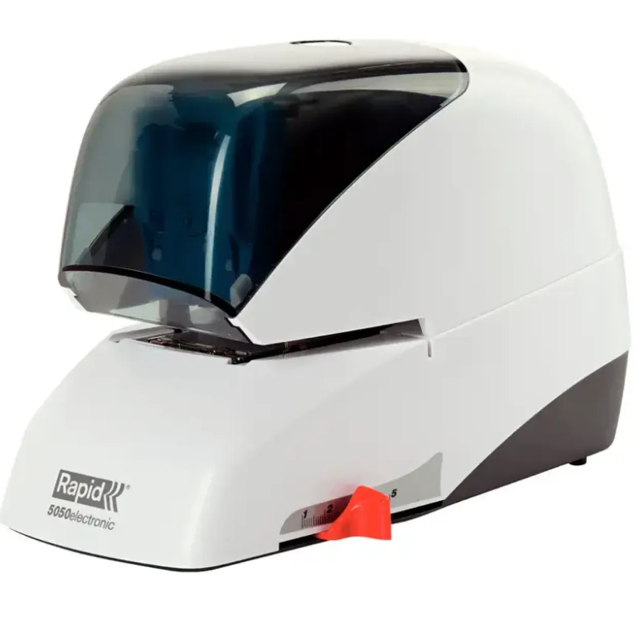 Hæftemaskine Rapid 5050e - hvid med sort front med el