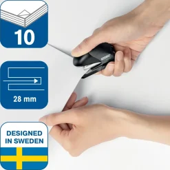 Hæftemaskine - Rapid Mini Eco - 10 ark - Sort