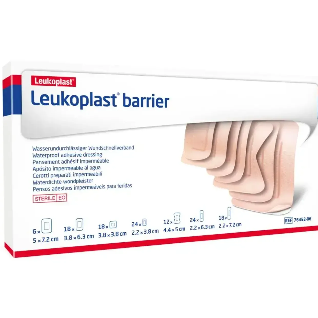 Hæfteplaster - Leukoplast Barrier multipack - Beige - 1 pakke