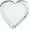 Hjerte glas 9x9 cm