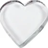 Hjerte glas 9 x 9 cm 10 stk