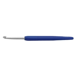 Hæklenål nr 4.5 (4,5 mm) blå - 13.3 cm