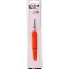 Hæklenål - Nr. 4 (4 mm) - 13,3 cm - Orange