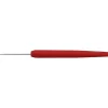Hæklenål – Nr. 2 (2 mm) – 13,3 cm – Rød