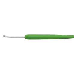 Hæklenål nr. 3,5 (3,5 mm) lime grøn - 13,3 cm