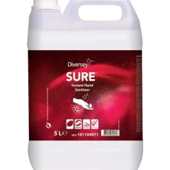 Hånddesinfektion, Diversey SURE Instant Hand Sanit.IC, 5 l, med farve og parfume - 2 stk