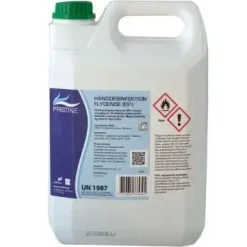 Hånddesinfektion Flydende Pristine 85% Ethanol med Glycerin 5 ltr - 5 Ltr/dnk