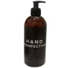 Hånddesinfektion gel 85% ethanol med glycerin eksklusiv flaske med pumpe 500 ml - 12 fl/krt