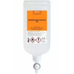 Hånddesinfektion Gel Plum 85% Ethanol 1ltr flaske til CombiPlum tråddispenser - 10 fl x 1 ltr/krt