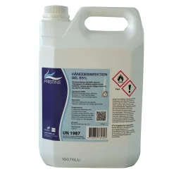Hånddesinfektion gel Pristine 85% Ethanol med Glycerin 5 ltr - 5 Ltr/dnk