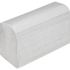Håndklædeark - ABENA Care-Ness Classic - 2-lags - Z-fold - 24x20,3 cm - 8,5 cm - Hvid - 25 pakker