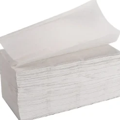 Håndklædeark, ABENA Care-Ness Classic, 2-lags, V-fold, 22x22,5cm, 11,2 cm, hvid, genanvendt papir - 20 pakker