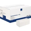 Håndklædeark - Abena Care-Ness Excellent 2-lags V-fold 21x25cm hvid 190 ark pr pakke - 20 pakker